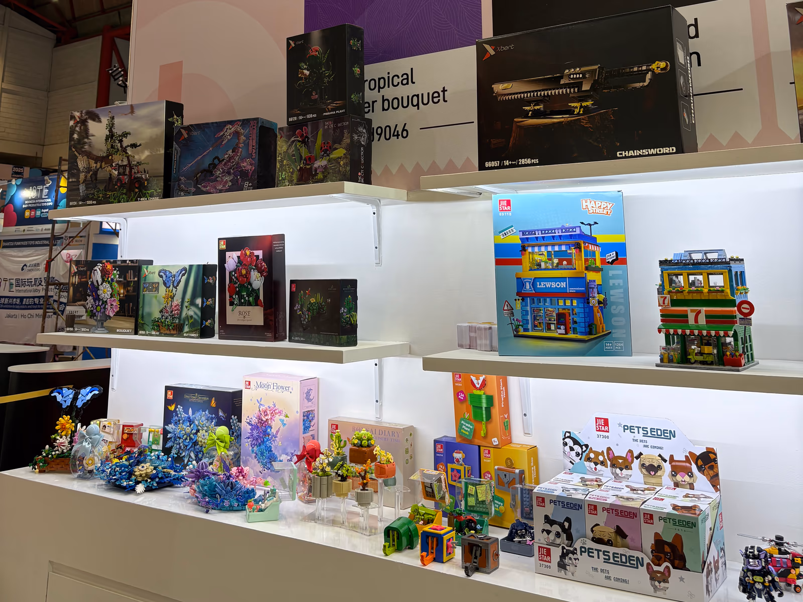 JIESTAR flower, architecture, and vehicle ranges presented at IBTE Indonesia 2024